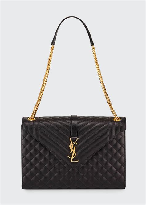 YSL tri quilt envelope bag